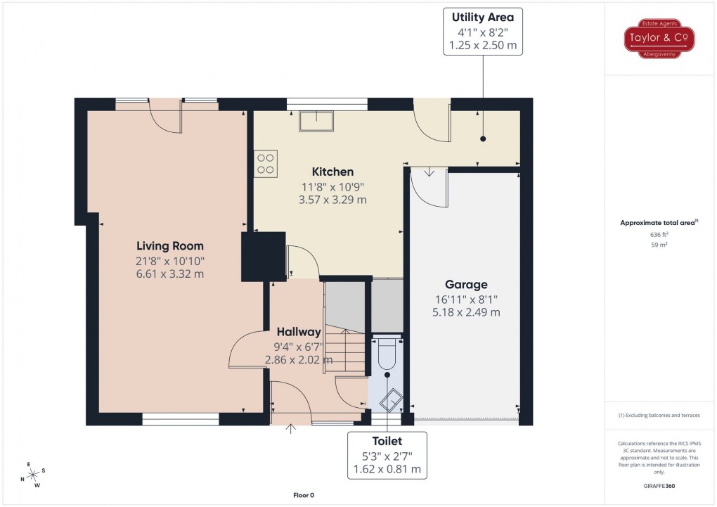 Floorplan for Castle Hill, Raglan, NP15