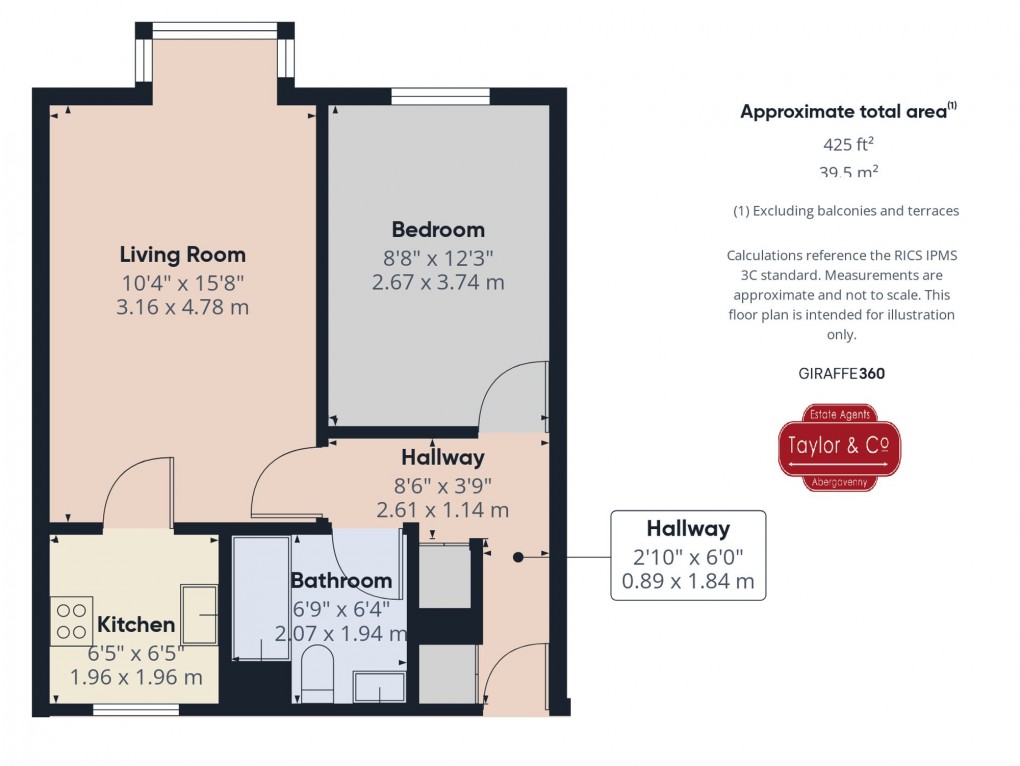Floorplan for Hereford Road, Bailey Court Hereford Road, NP7
