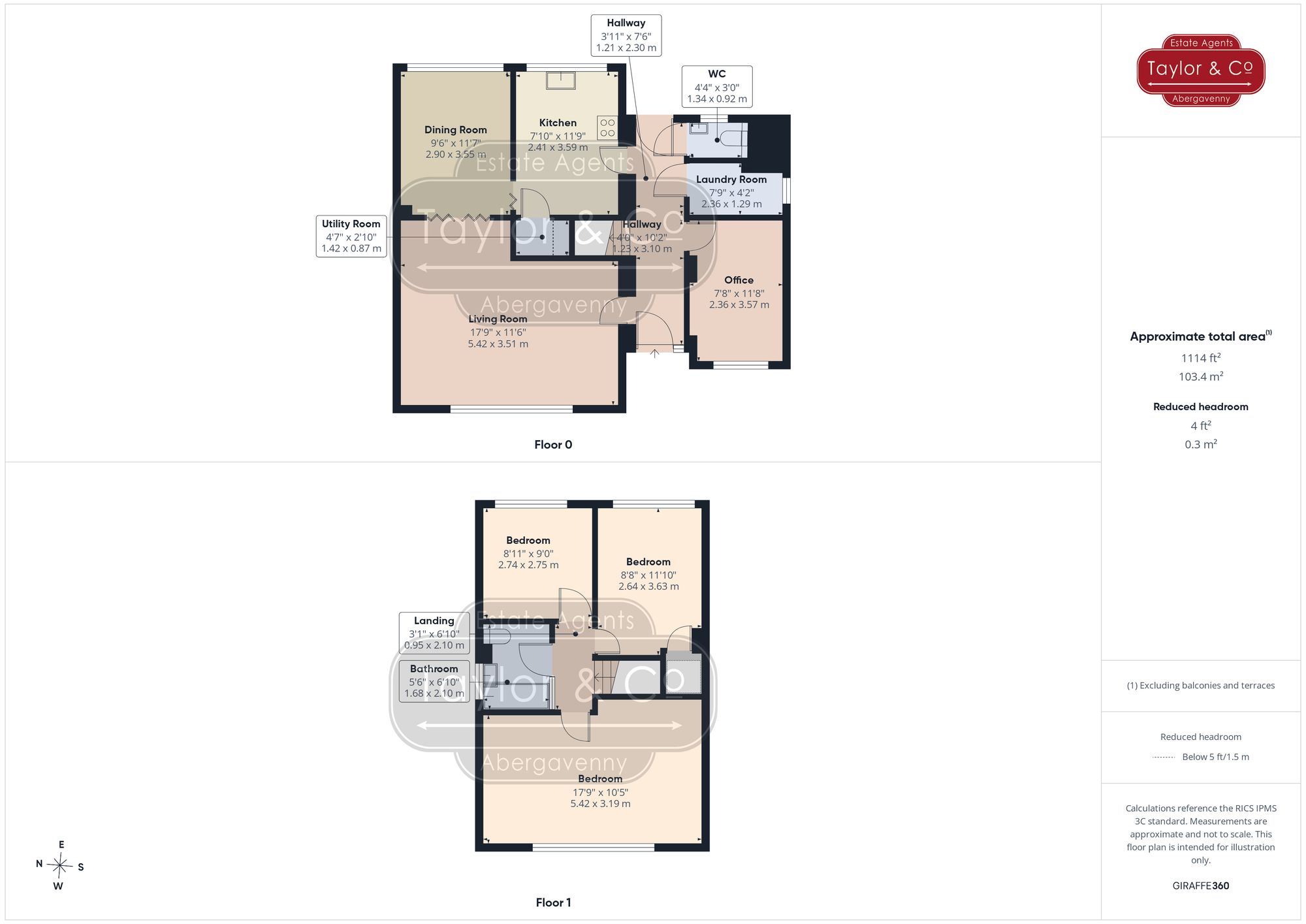 Floorplans For Elms Road, Govilon, NP7