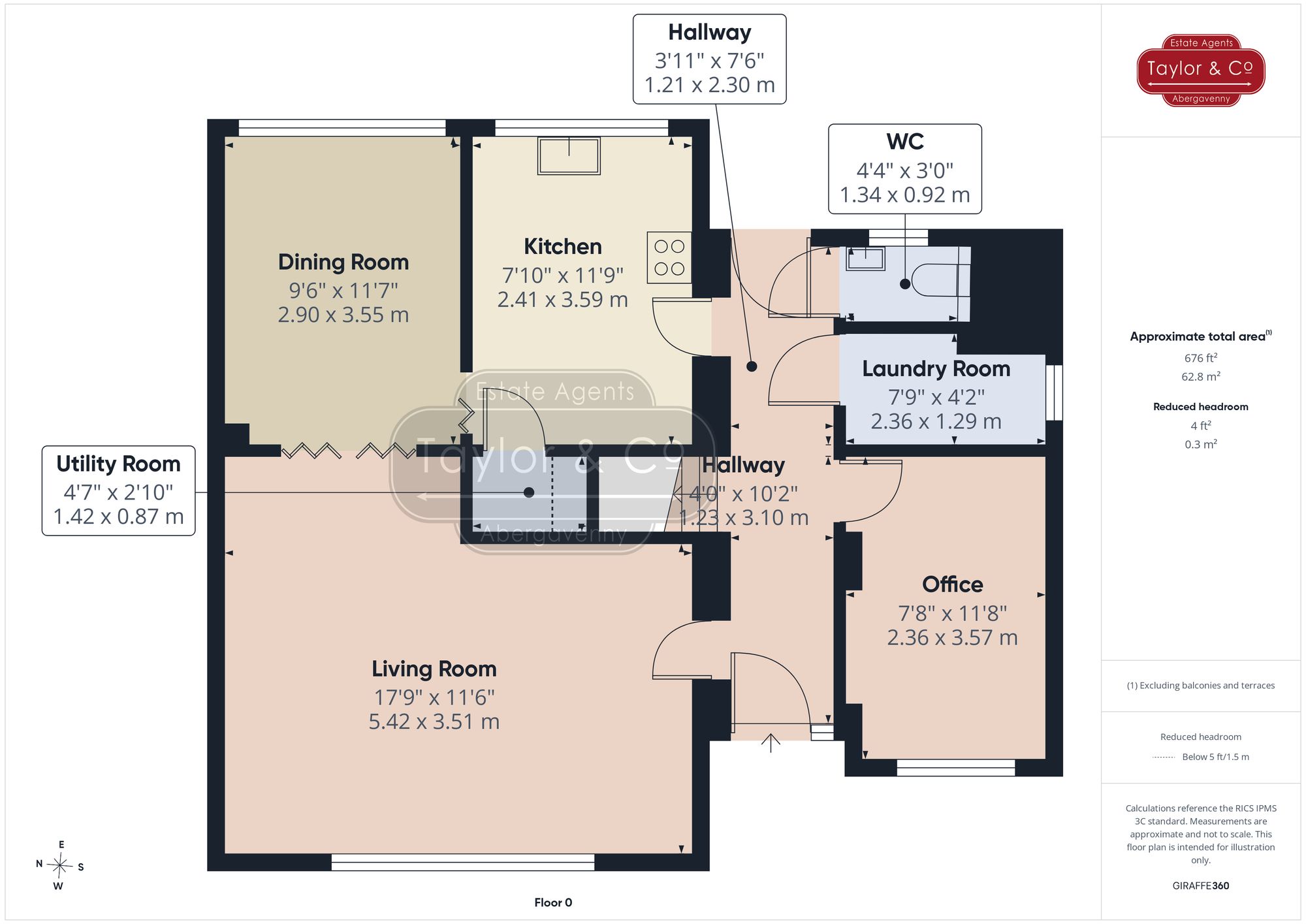 Floorplans For Elms Road, Govilon, NP7