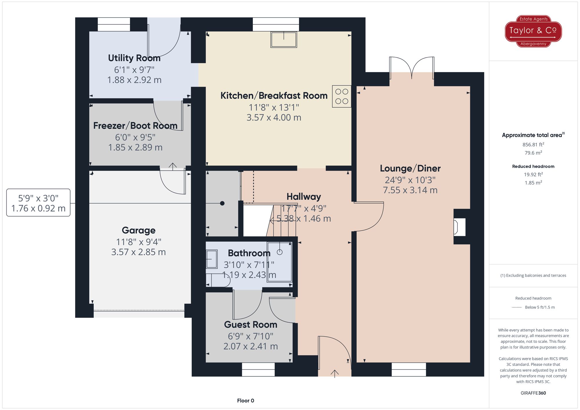 Floorplans For Lower Station Road, Clydach, NP7