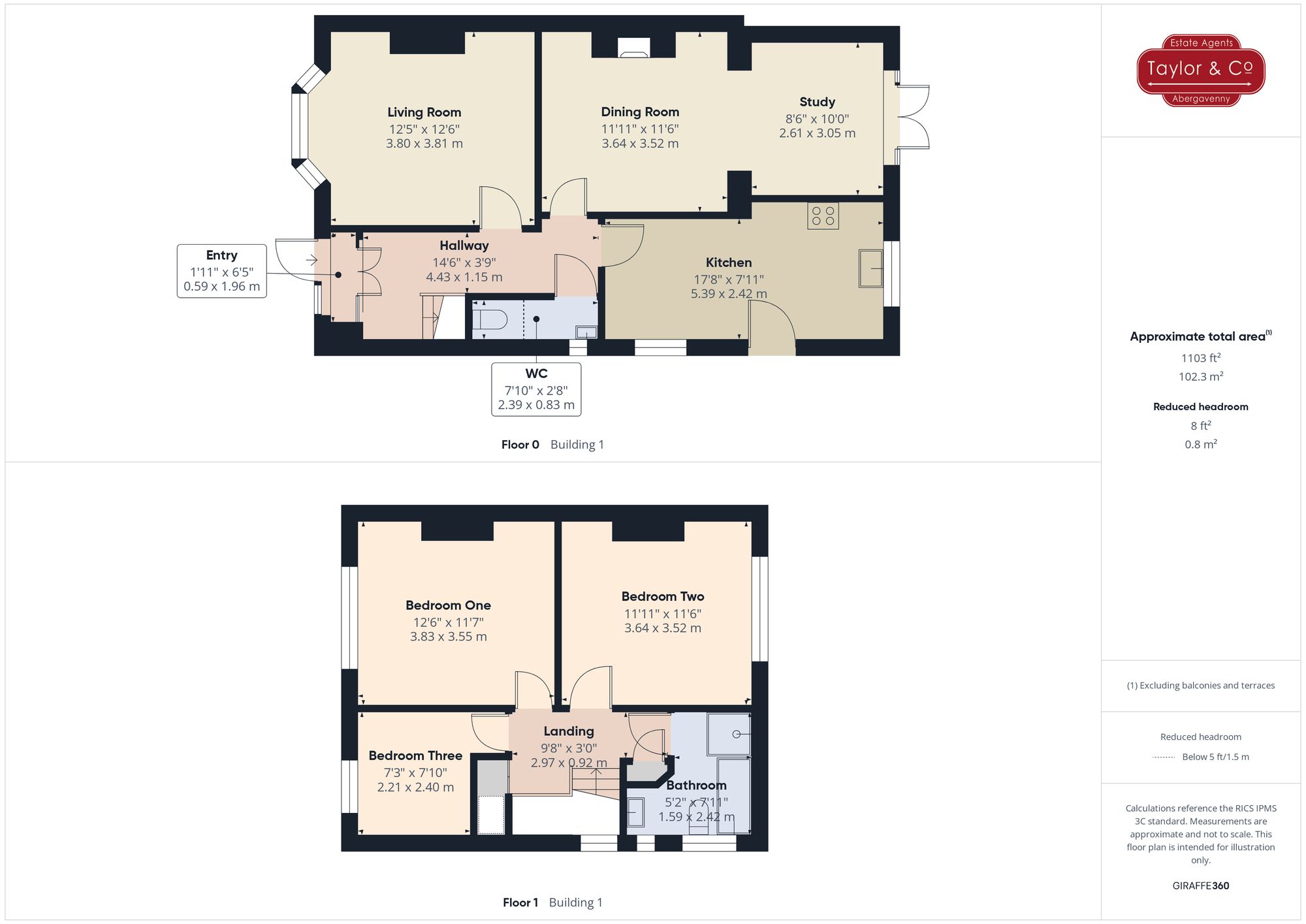 Floorplans For Hatherleigh Road, Abergavenny, NP7
