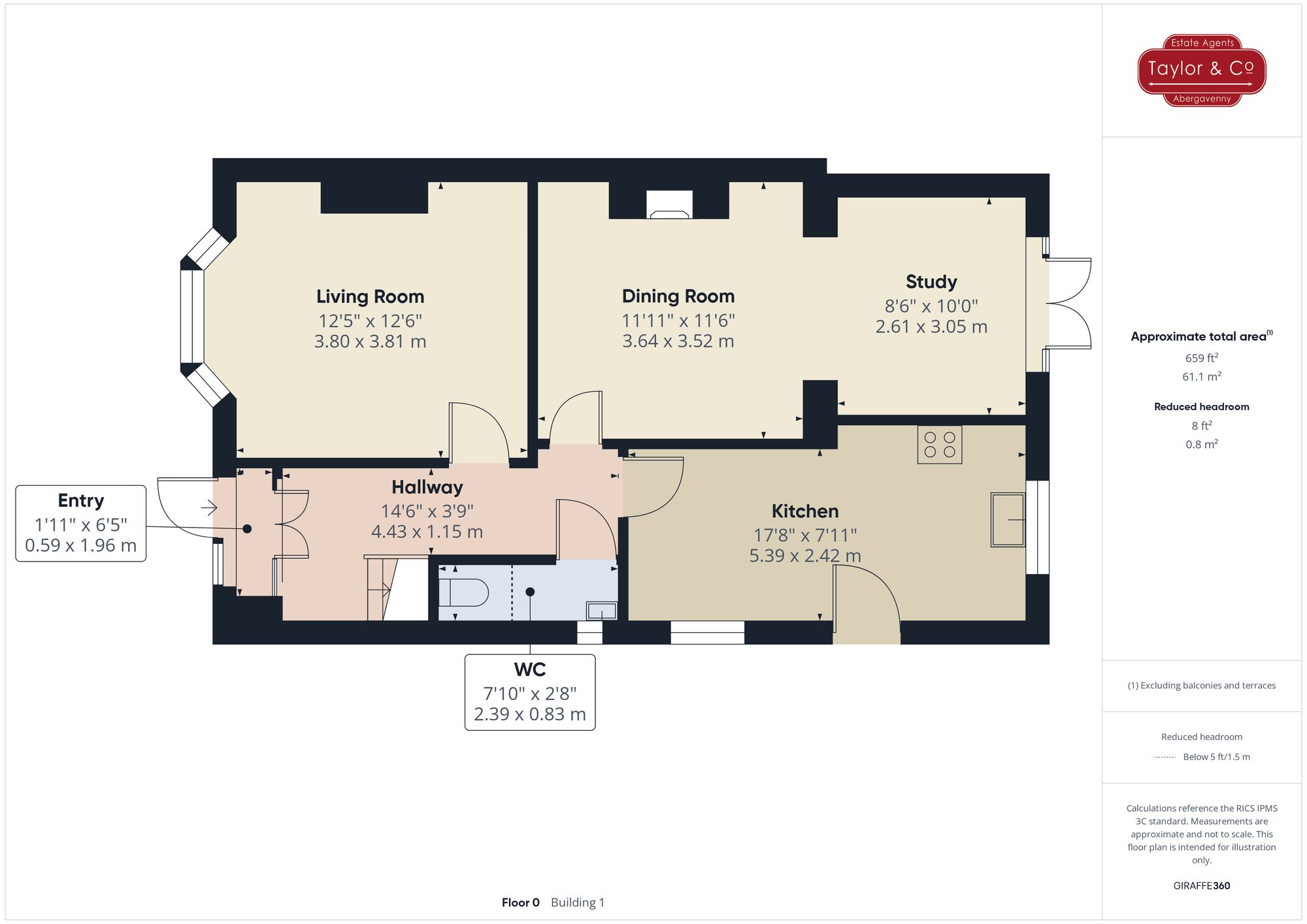 Floorplans For Hatherleigh Road, Abergavenny, NP7