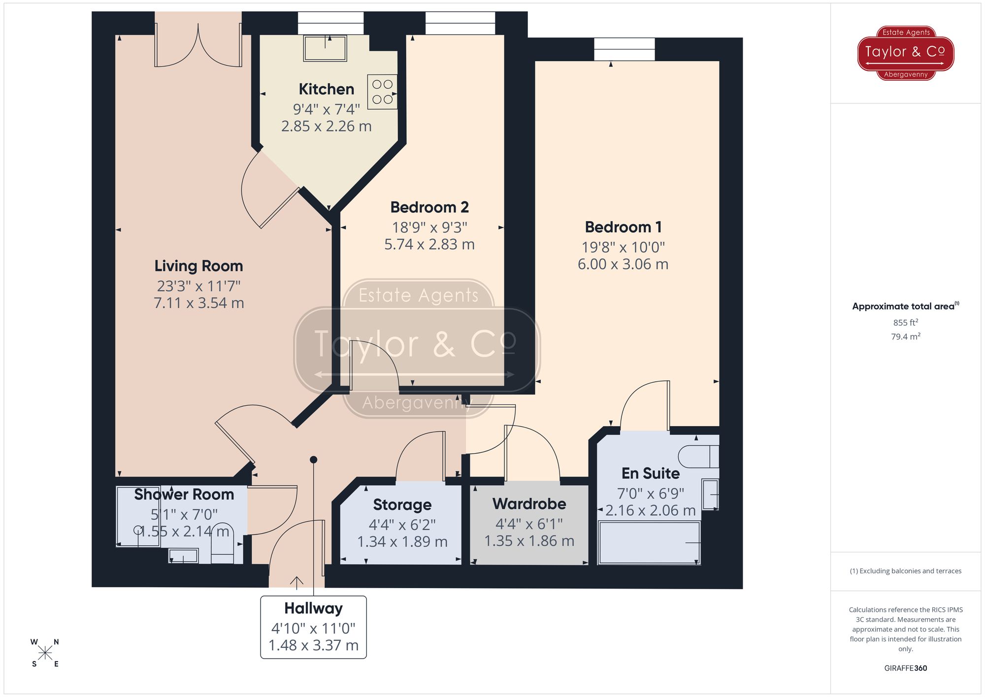 Floorplans For Monmouth Road, Riverside Court Swan Meadow Monmouth Road, NP7