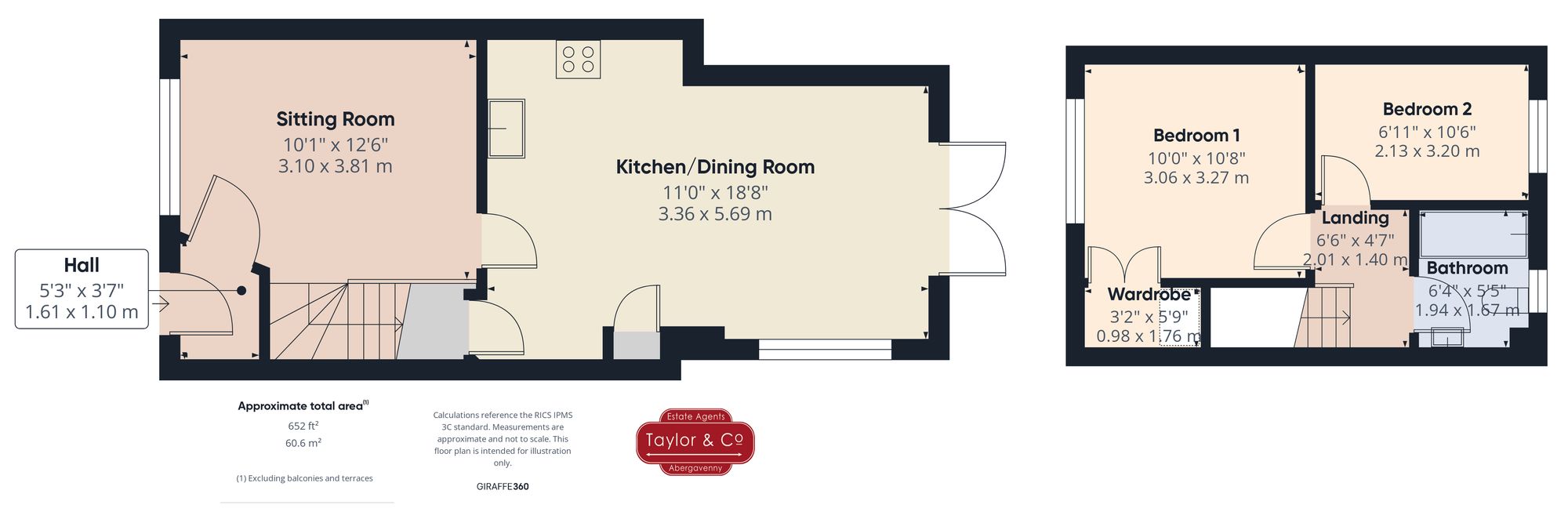 Floorplans For Waterside, Abergavenny, NP7