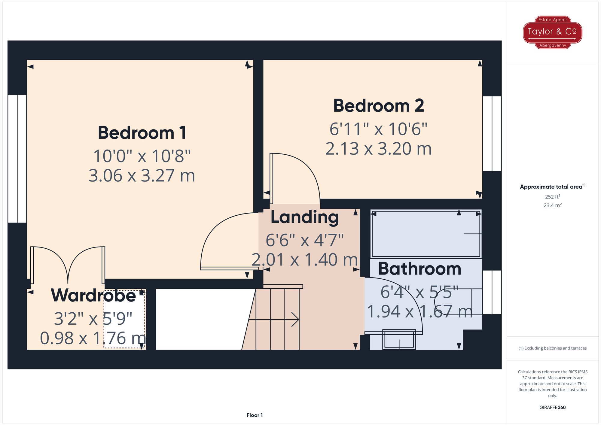 Floorplans For Waterside, Abergavenny, NP7
