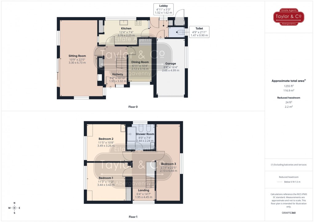 Floorplan for Fairfield, Penperlleni, NP4