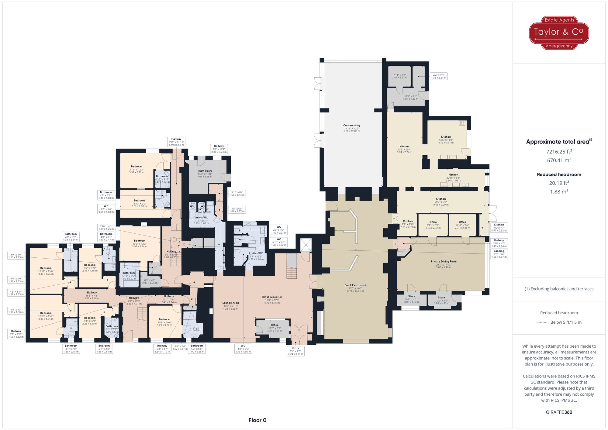 Floorplans For Llangattock, Powys, NP8