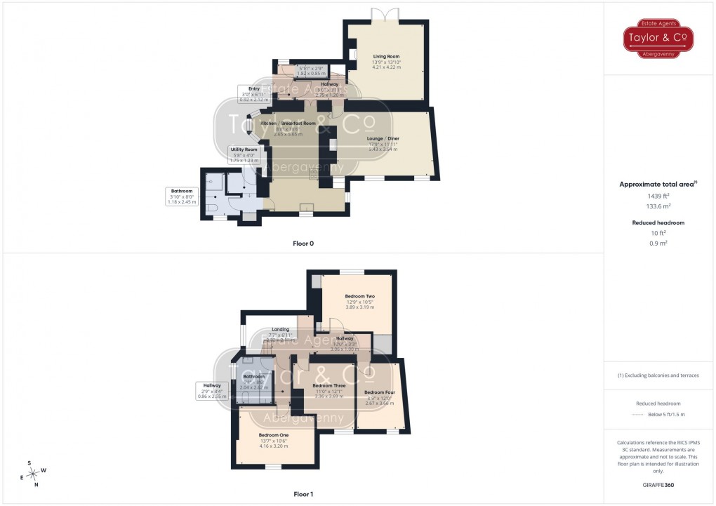 Floorplan for Standard Street, Crickhowell, NP8