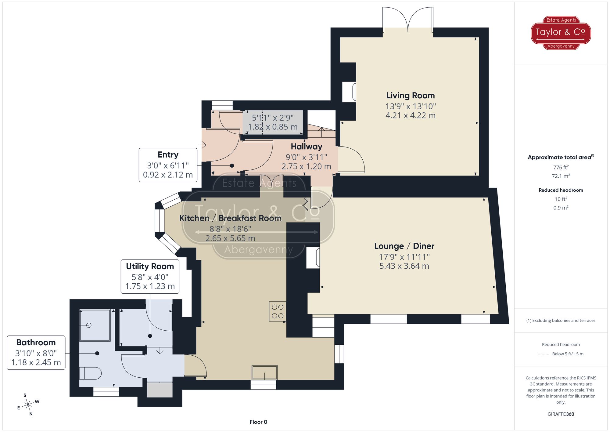 Floorplans For Standard Street, Crickhowell, NP8