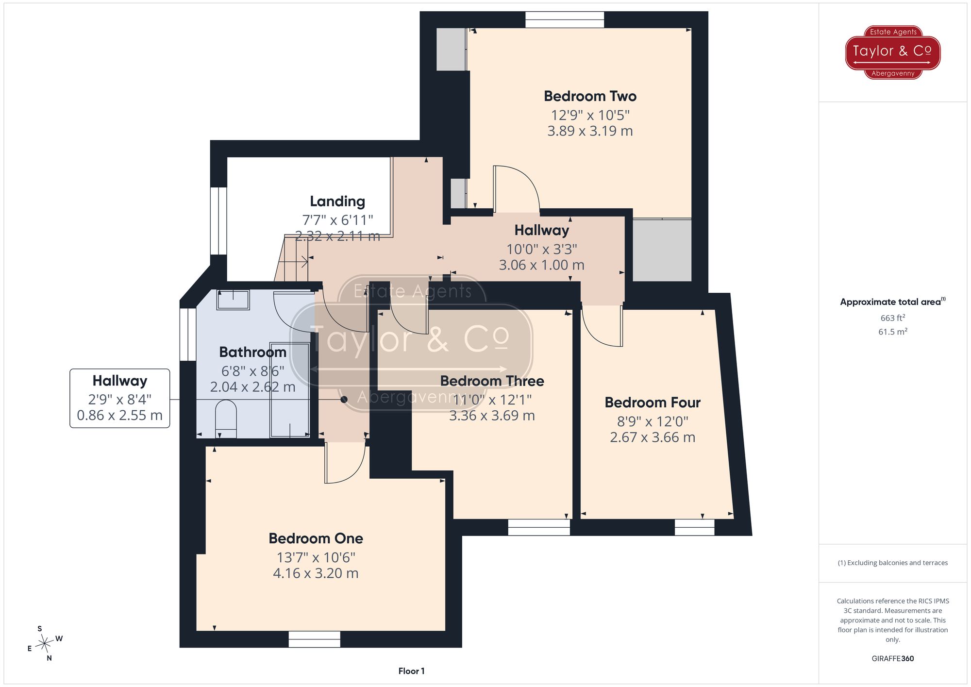 Floorplans For Standard Street, Crickhowell, NP8