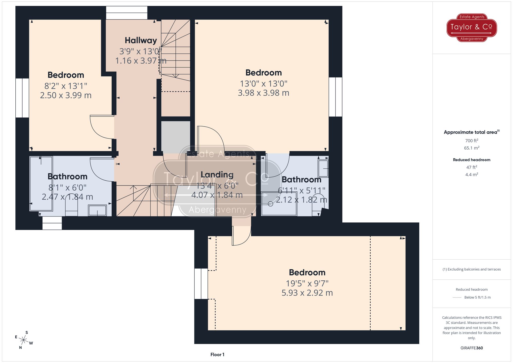 Floorplans For The Oaks, Llangattock, NP8