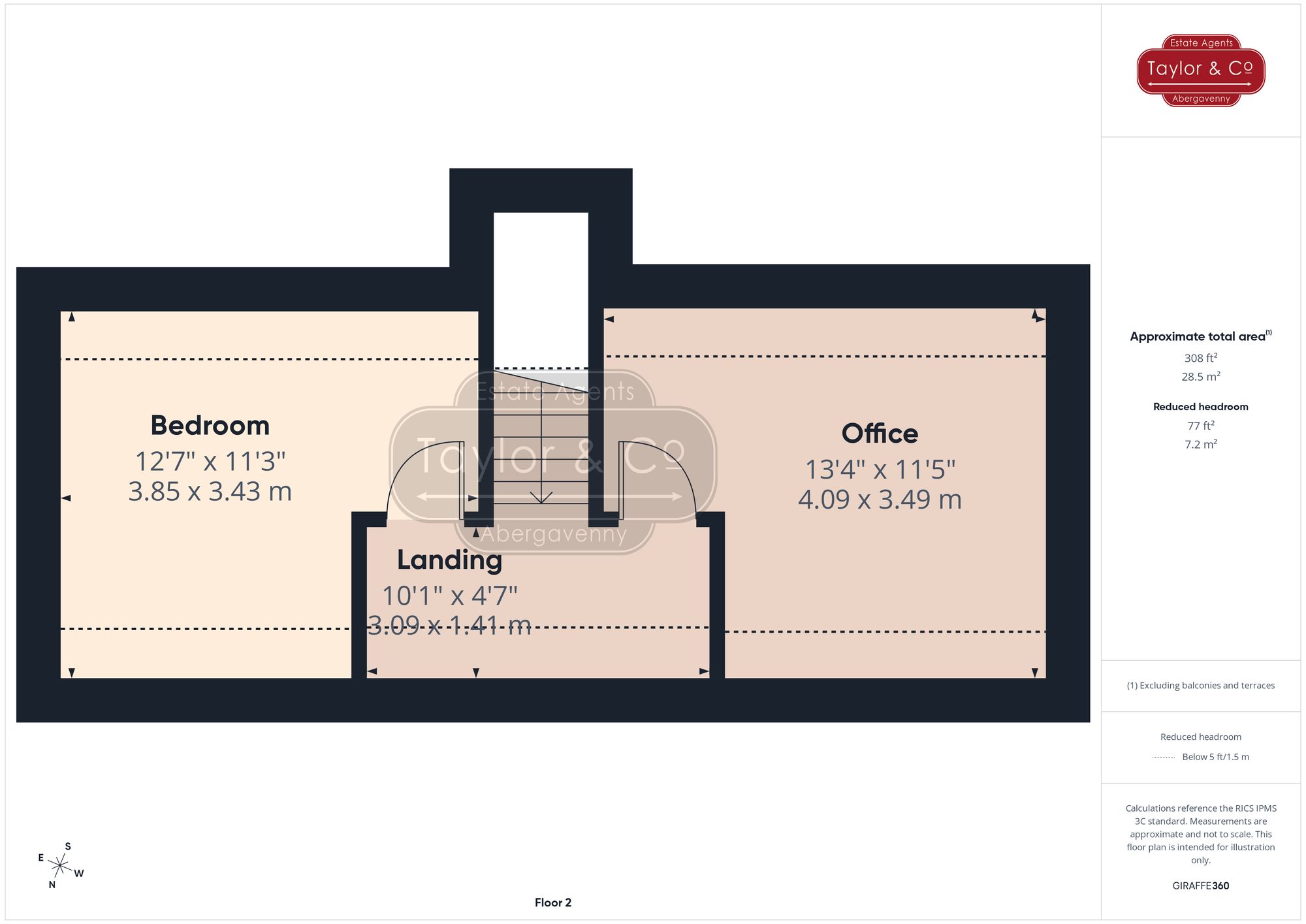 Floorplans For The Oaks, Llangattock, NP8