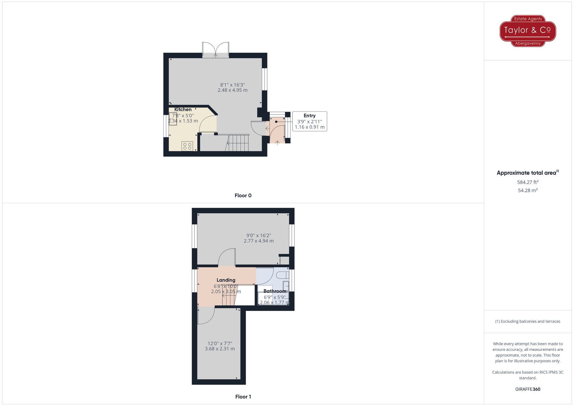 Floorplans For Station Road, Abergavenny, NP7