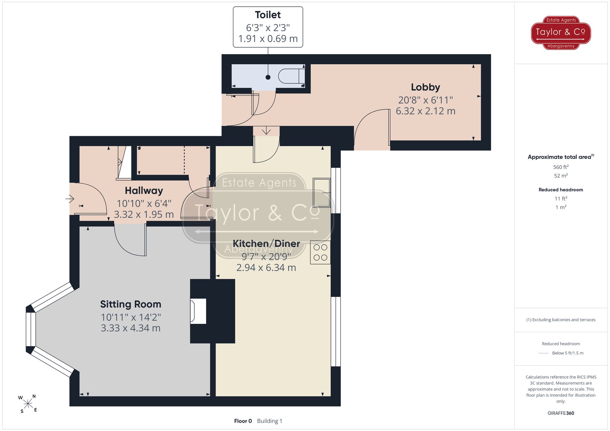 Floorplans For Llwynu Lane, Abergavenny, NP7