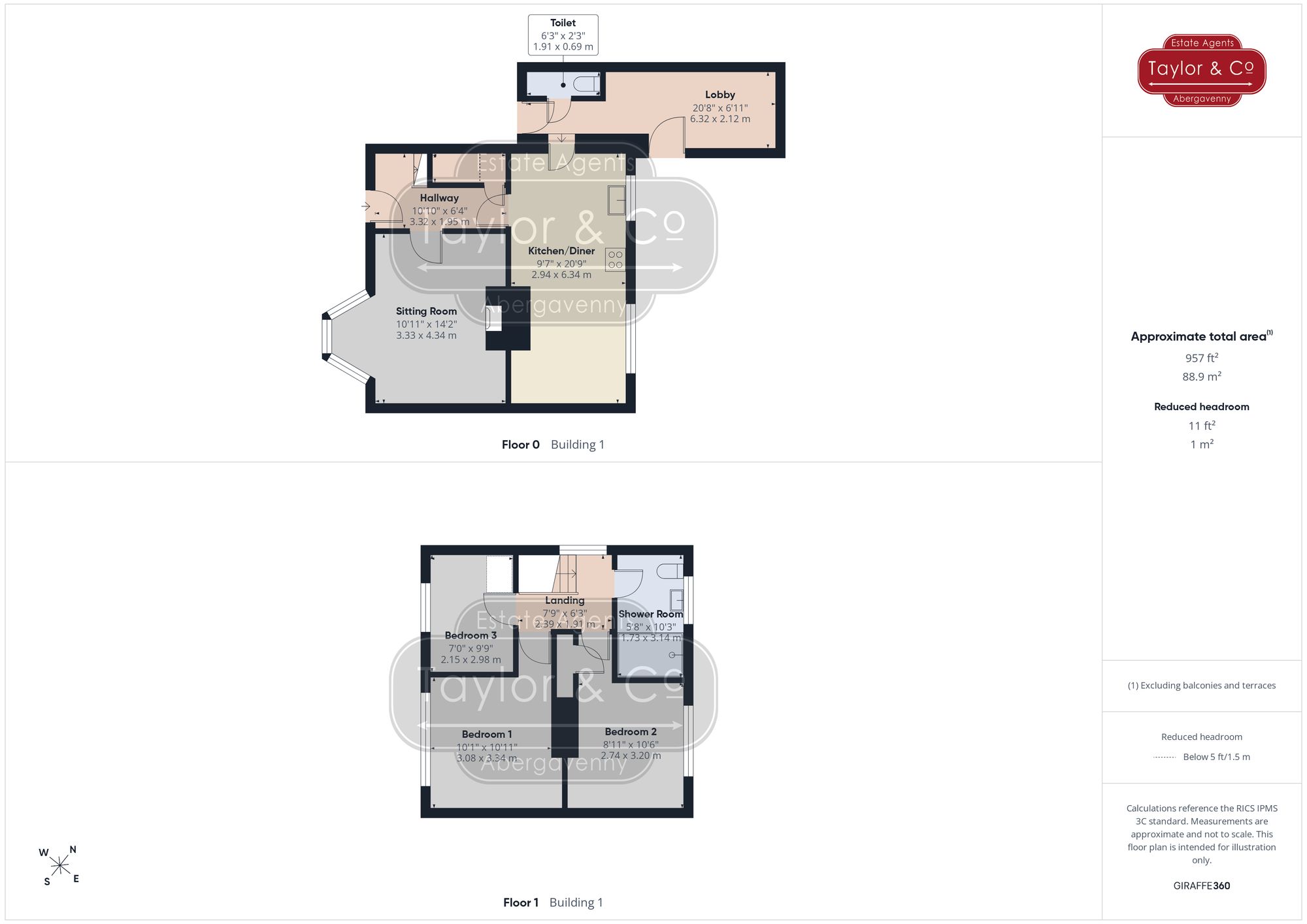 Floorplans For Llwynu Lane, Abergavenny, NP7