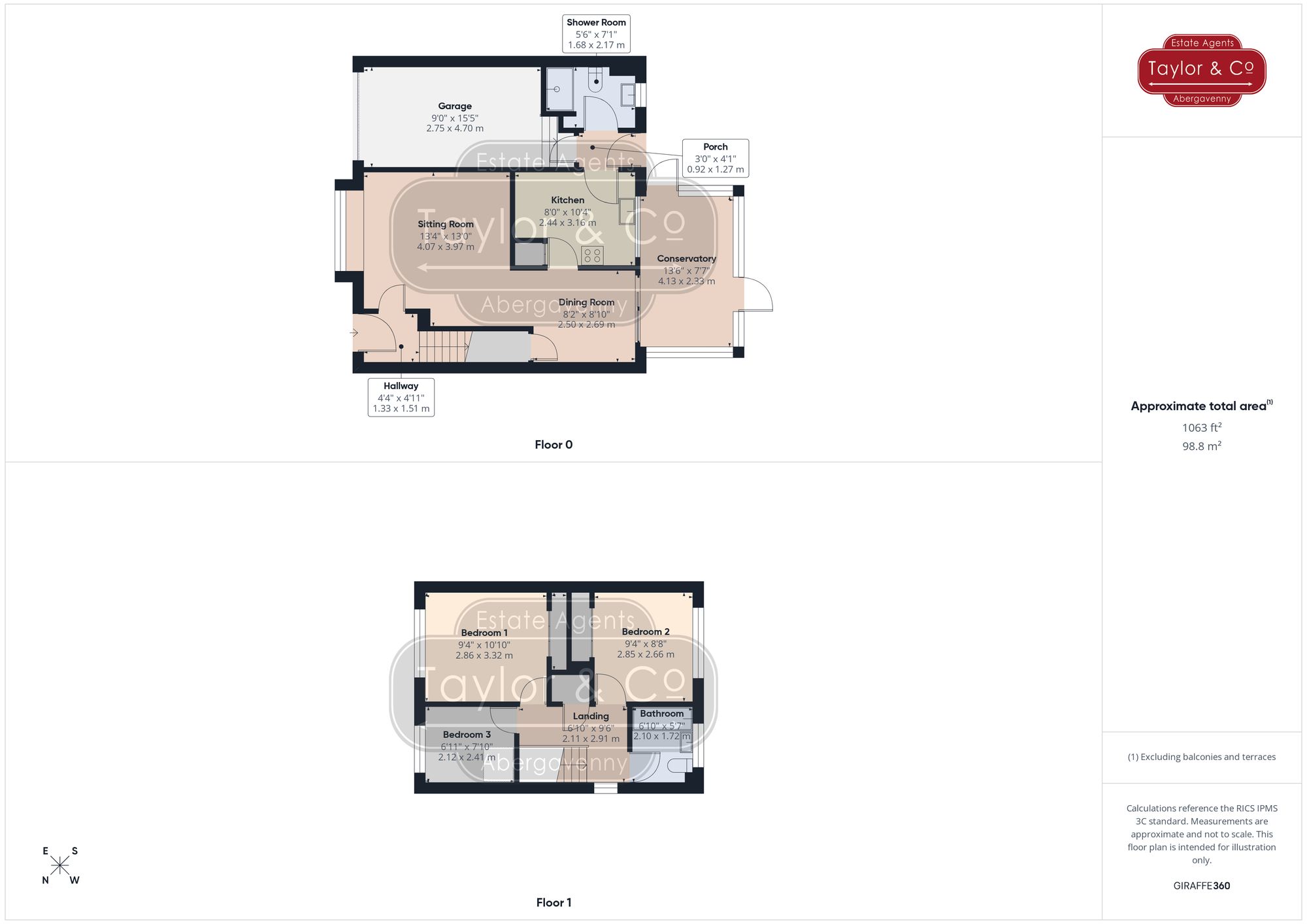 Floorplans For Croesonen Parc, Abergavenny, NP7
