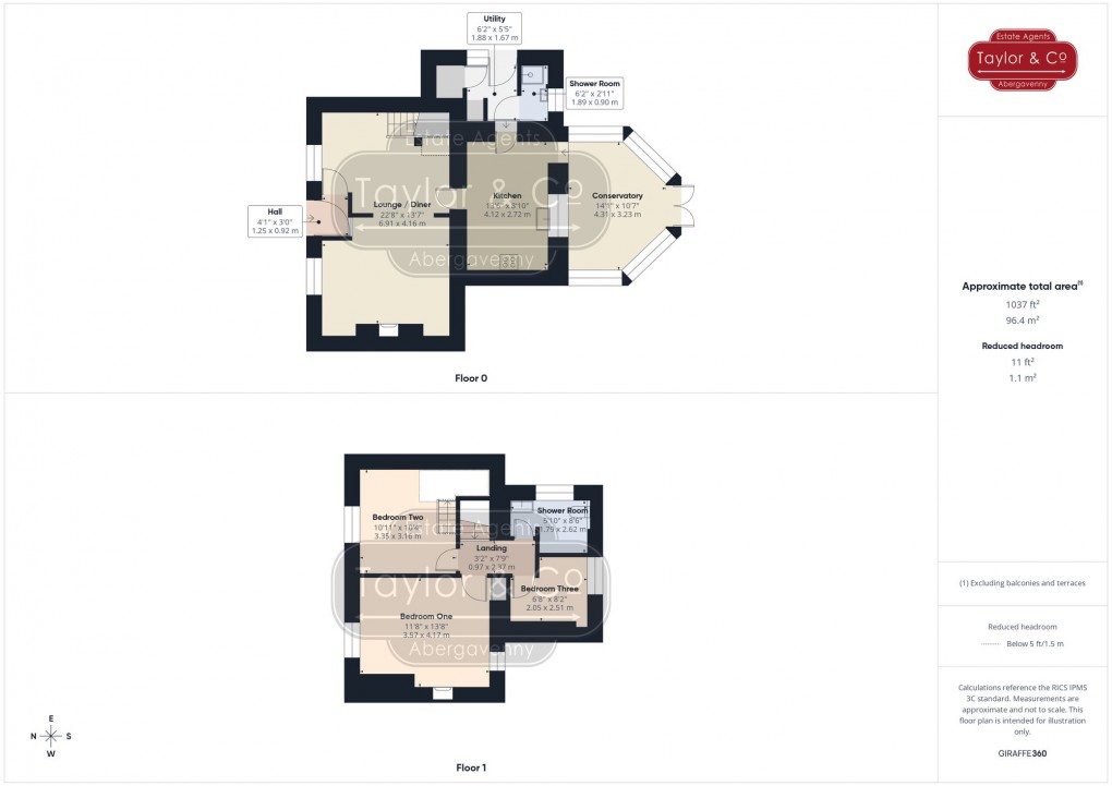 Floorplan for Llanbedr, Crickhowell, NP8