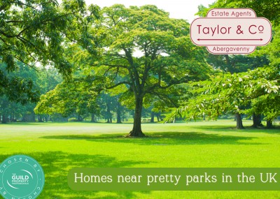 Homes near pretty parks in the UK