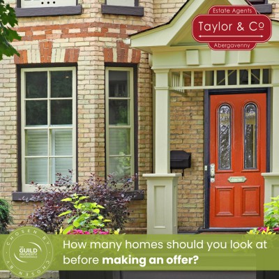 How many homes should you look at  before making an offer?
