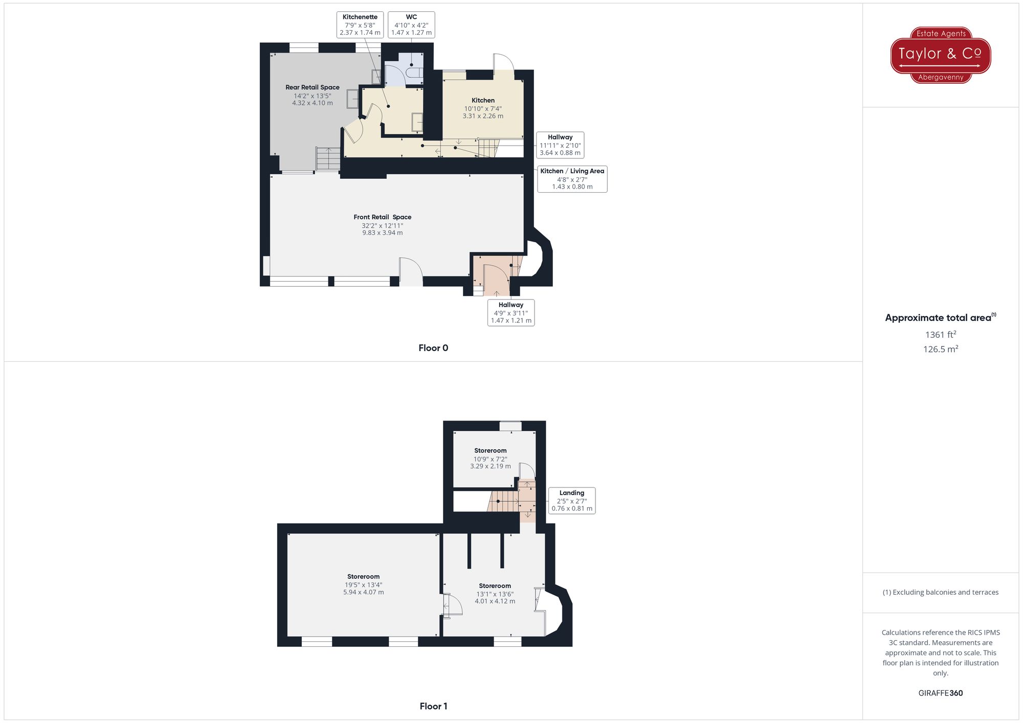 Floorplans For King Street, Brynmawr, NP23