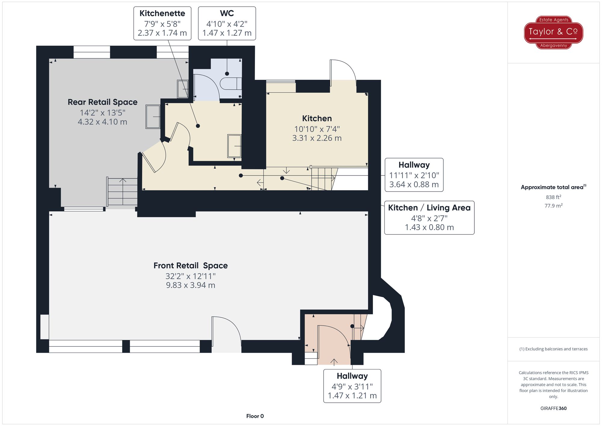 Floorplans For King Street, Brynmawr, NP23
