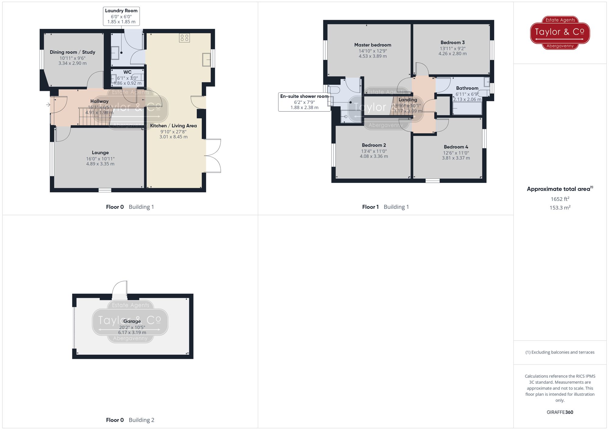 Floorplans For Drakestone Court, Cross Ash, NP7
