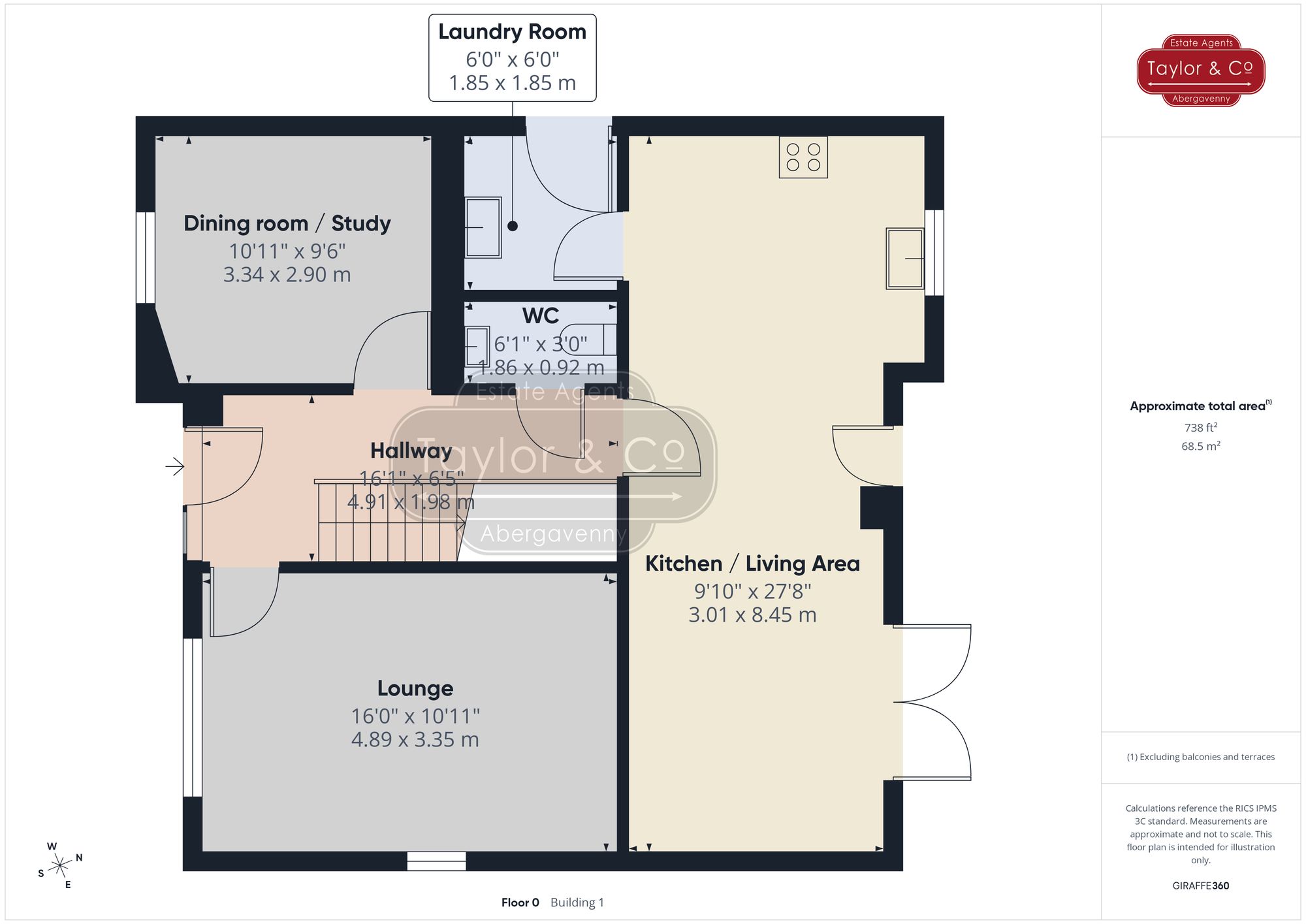 Floorplans For Drakestone Court, Cross Ash, NP7