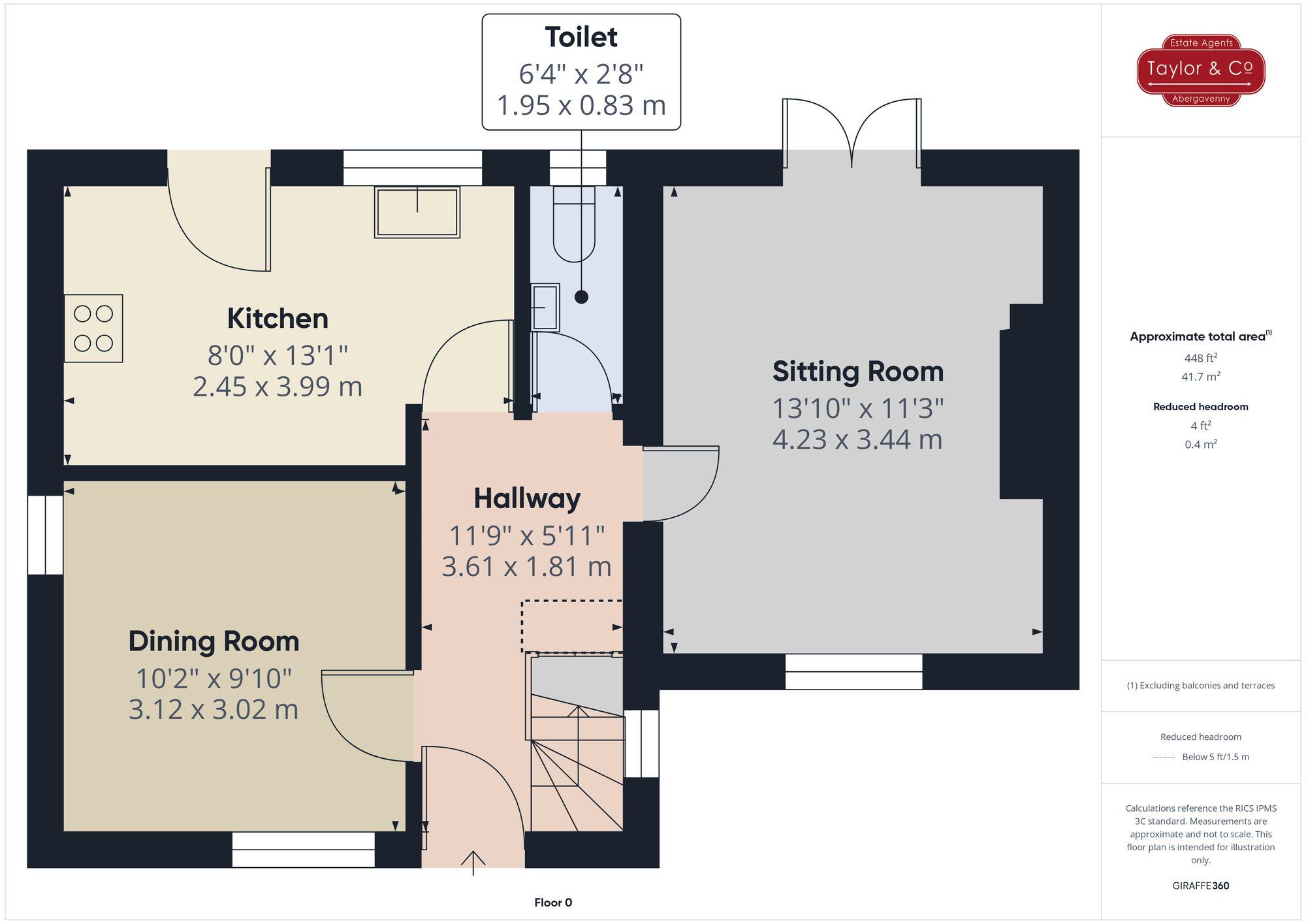 Floorplans For Penyval Road, Abergavenny, NP7