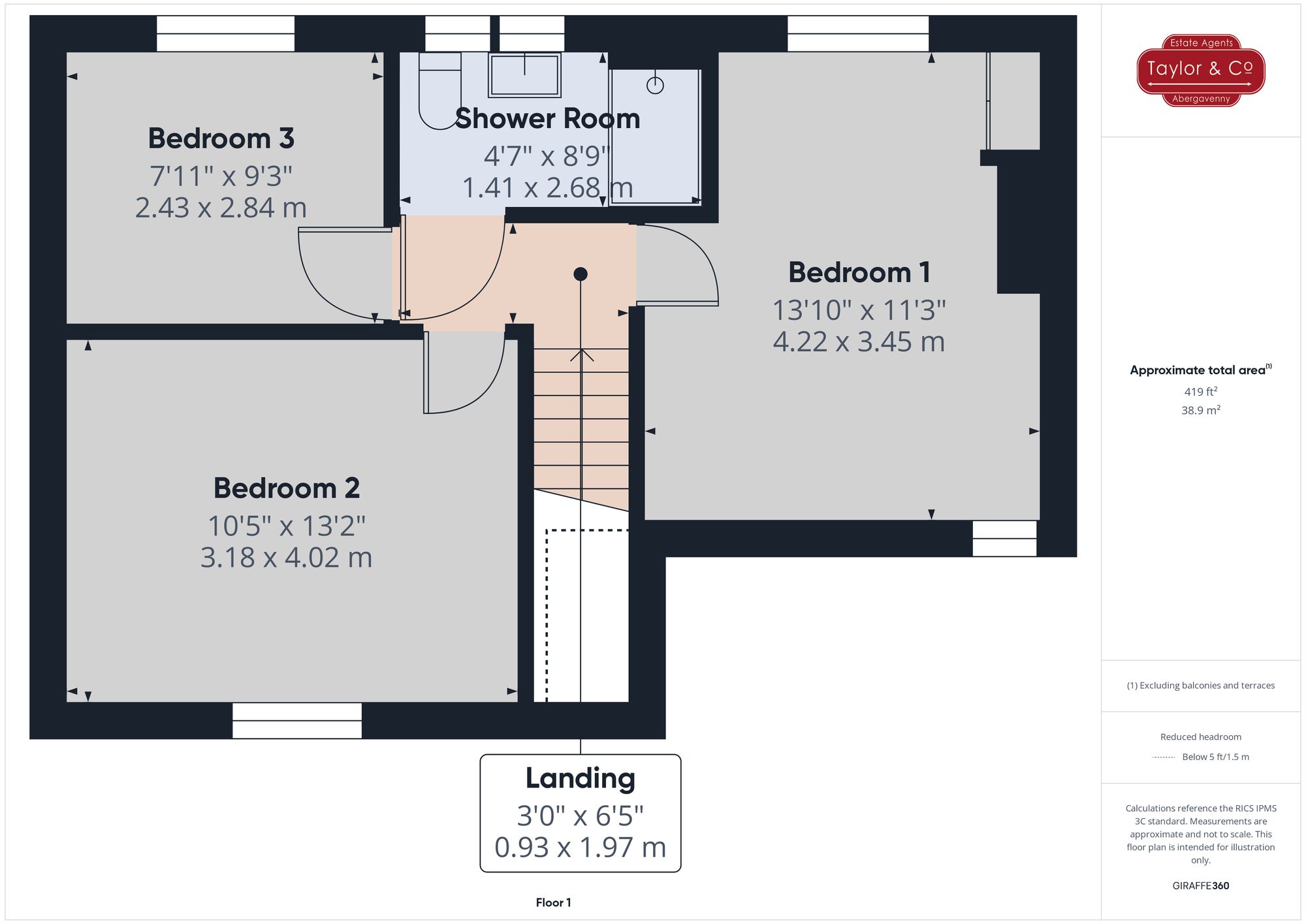 Floorplans For Penyval Road, Abergavenny, NP7