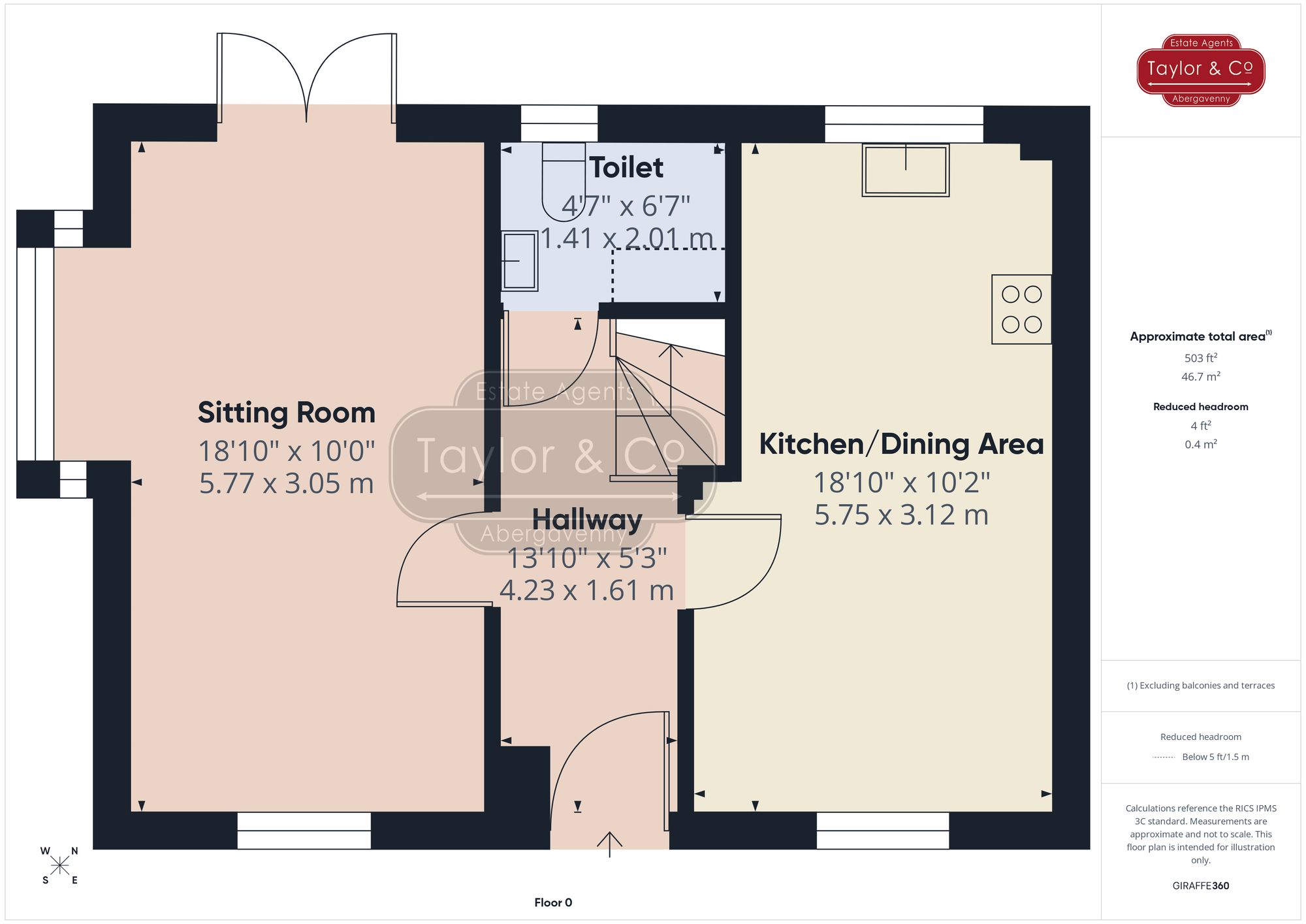Floorplans For Llanfoist, Abergavenny, NP7