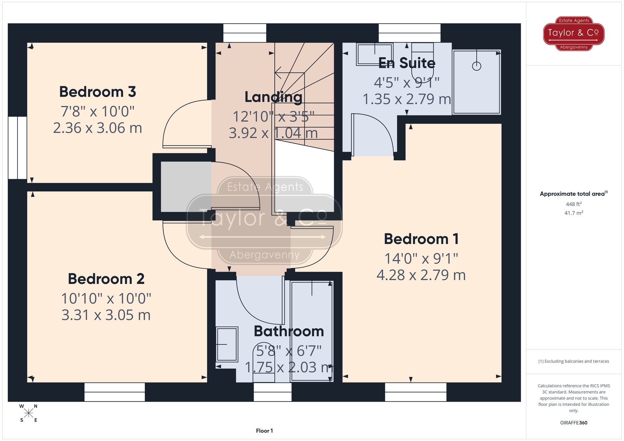 Floorplans For Llanfoist, Abergavenny, NP7