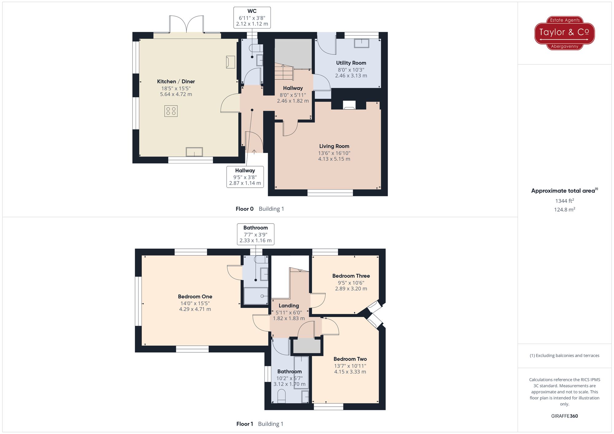 Floorplans For Penybont, Llanvihangel Crucorney, NP7