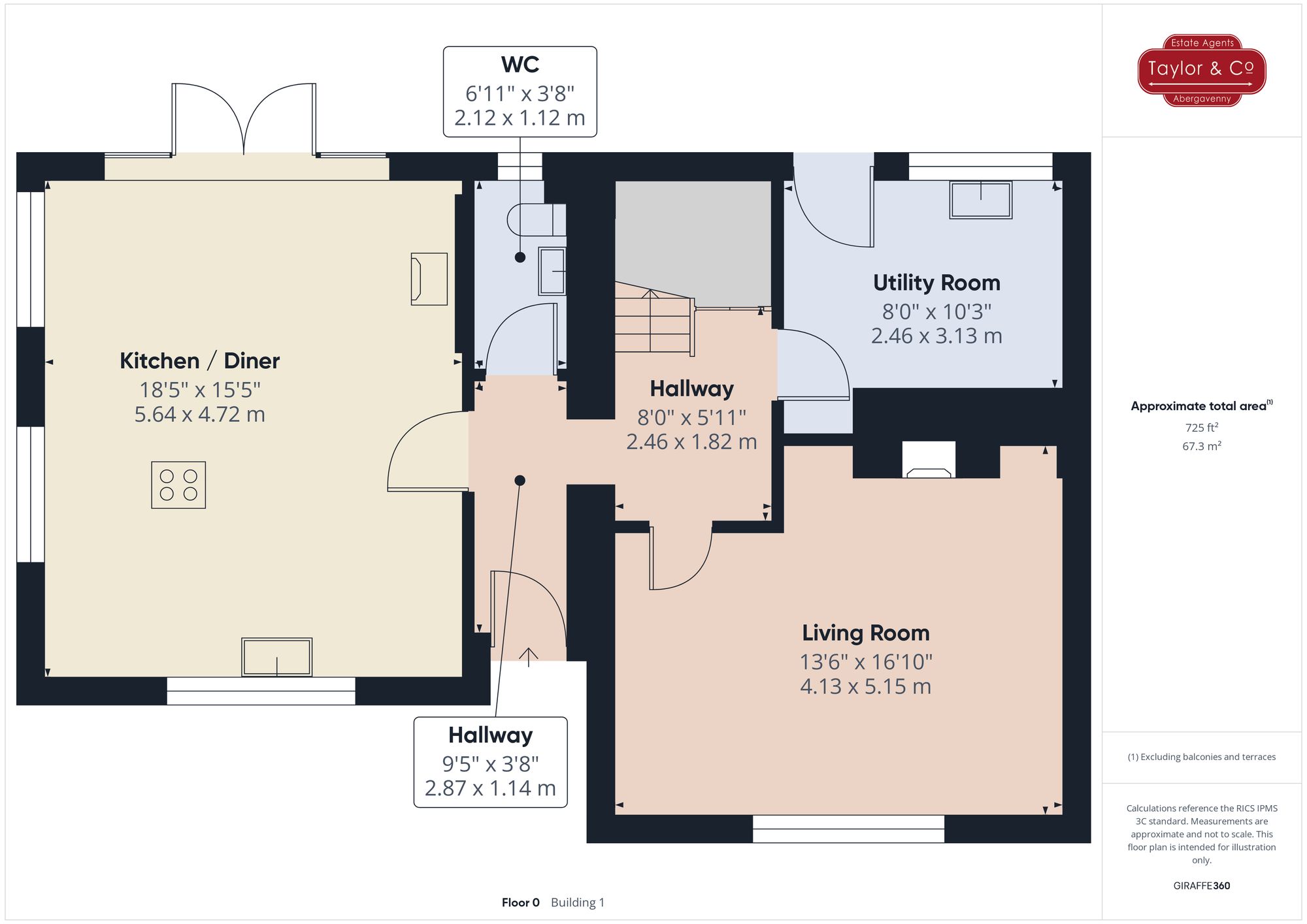 Floorplans For Penybont, Llanvihangel Crucorney, NP7