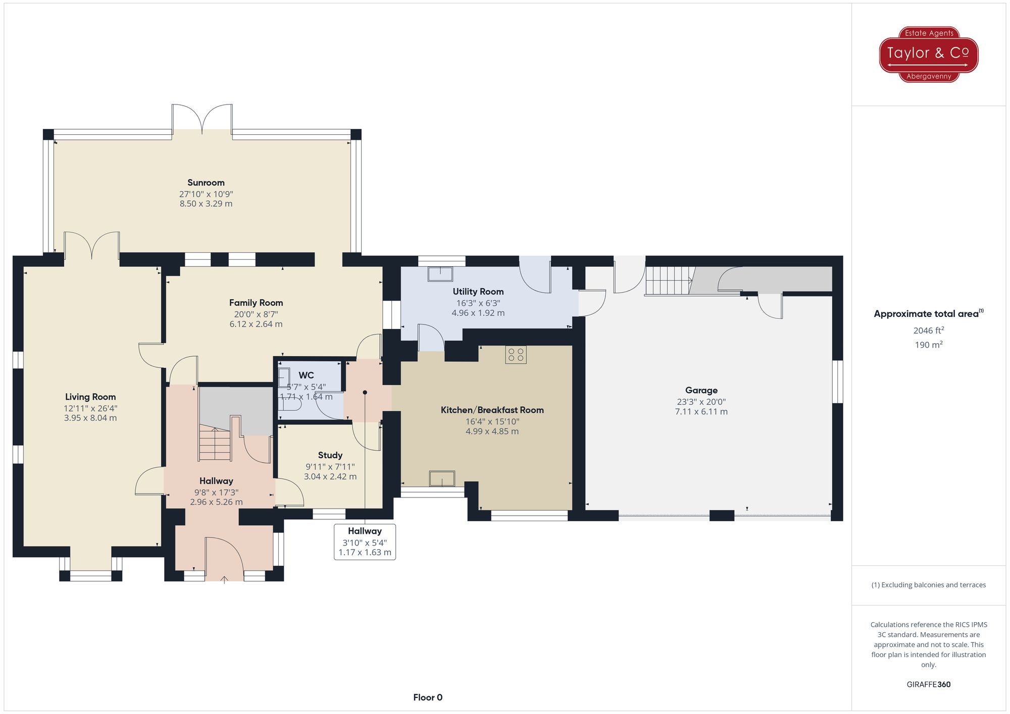 Floorplans For Llanddewi Rhydderch, Abergavenny, NP7