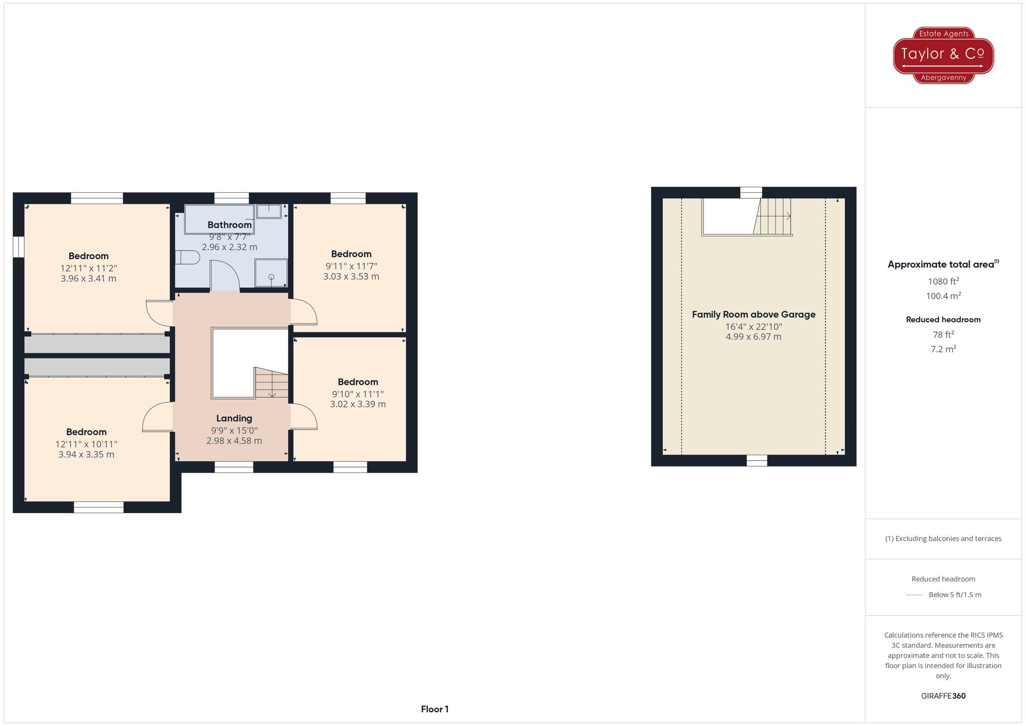 Floorplans For Llanddewi Rhydderch, Abergavenny, NP7