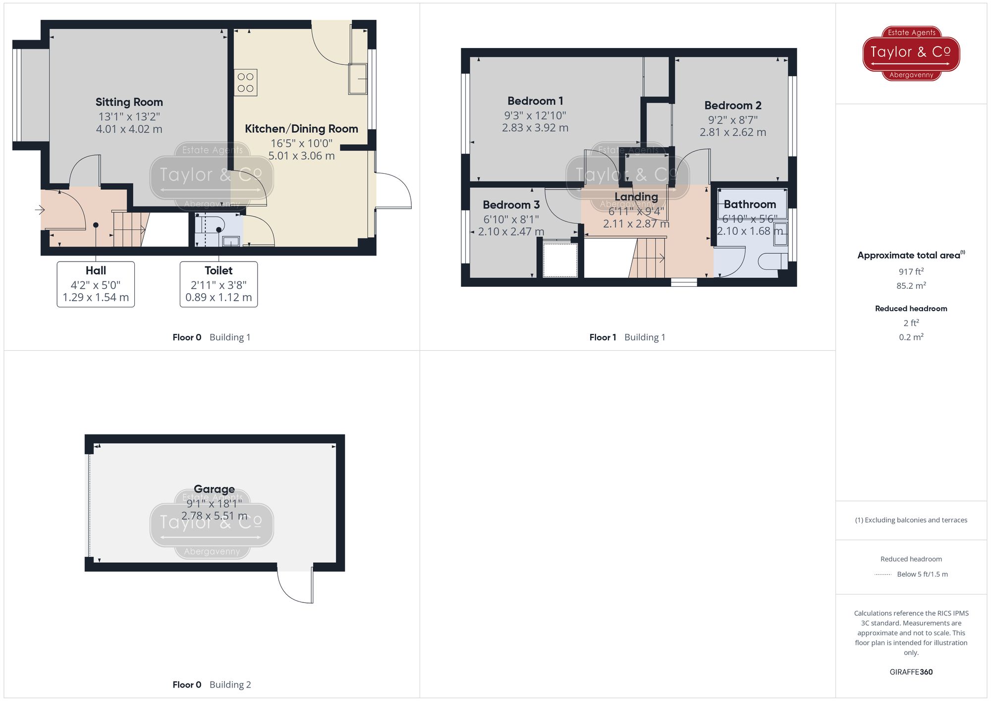 Floorplans For Croesonen Parc, Abergavenny, NP7