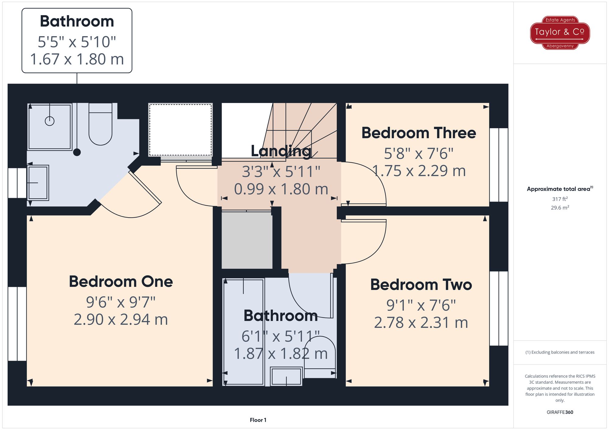 Floorplans For Maindiff Drive, Llantilio Pertholey, NP7